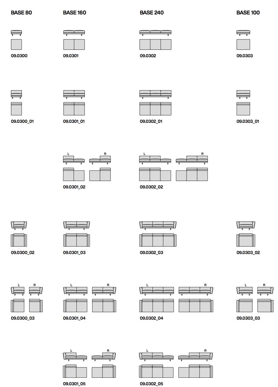 Тканевый диван с полуостровом Porada двадцать ARCH-00059661 - Вид №3