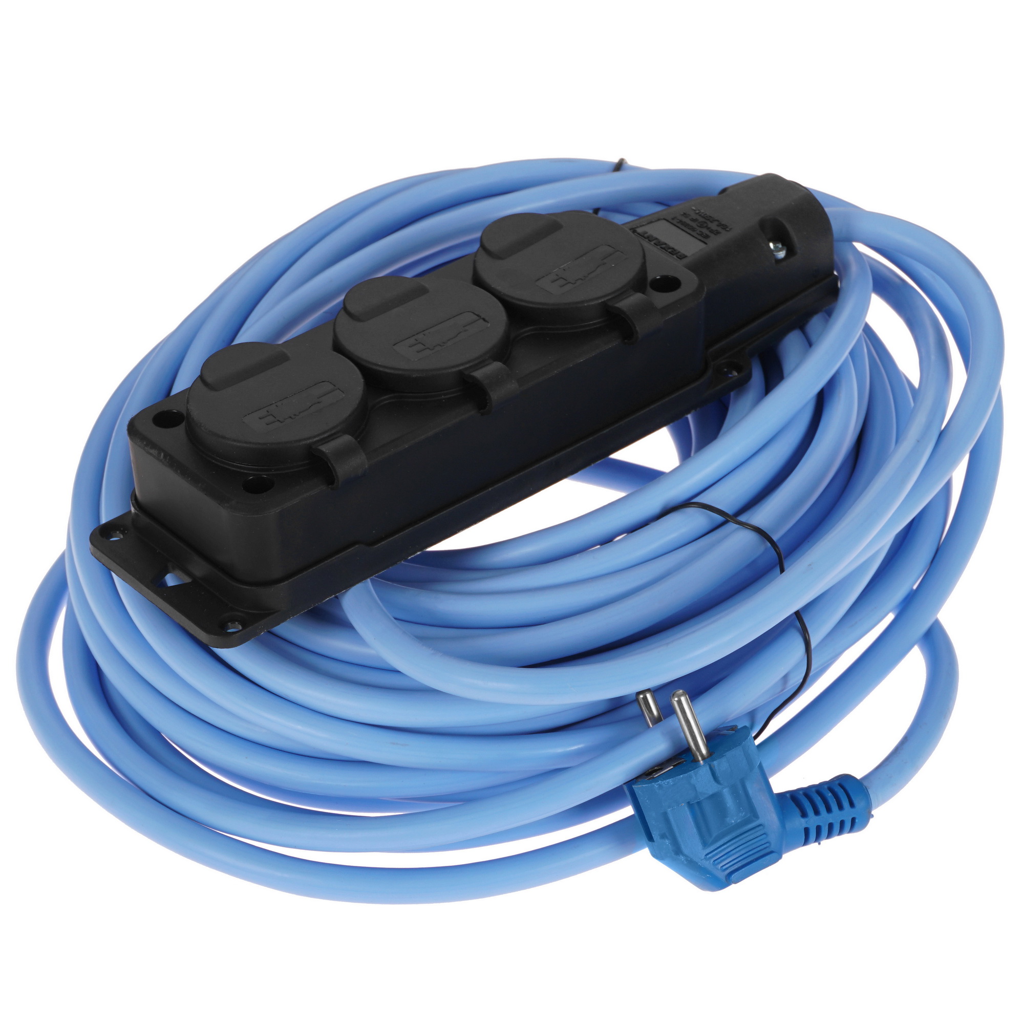 Удлинитель силовой Power Cube PC-3GF-R-20(IP) синий 9942253 STDN-0103539