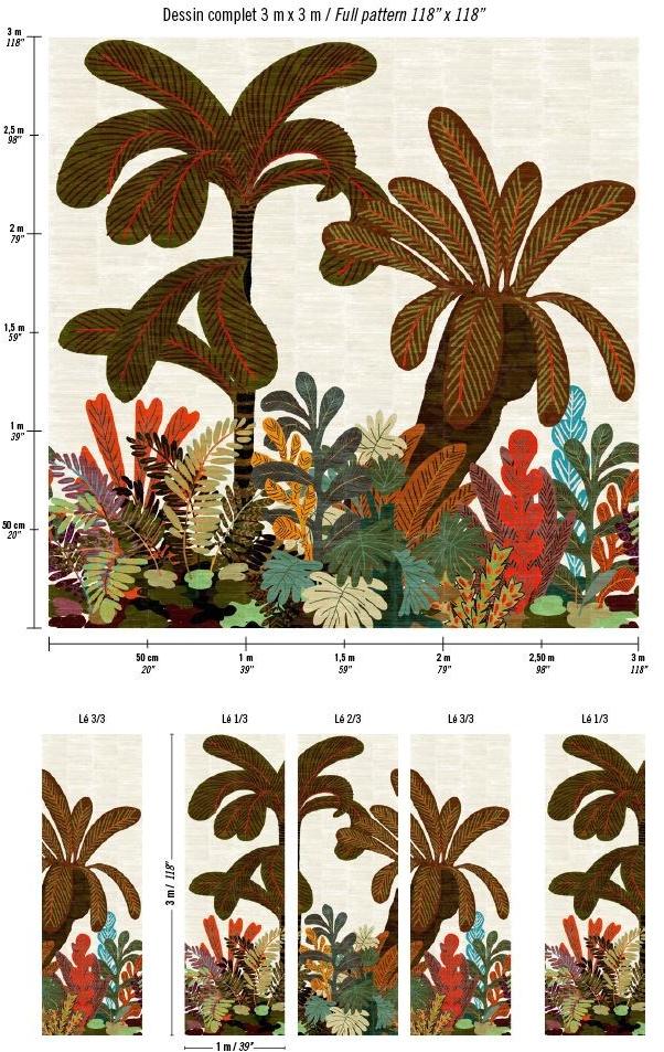 Élitis Тропические виниловые обои Anguille big croco legend Vp 427 01 - Вид №4