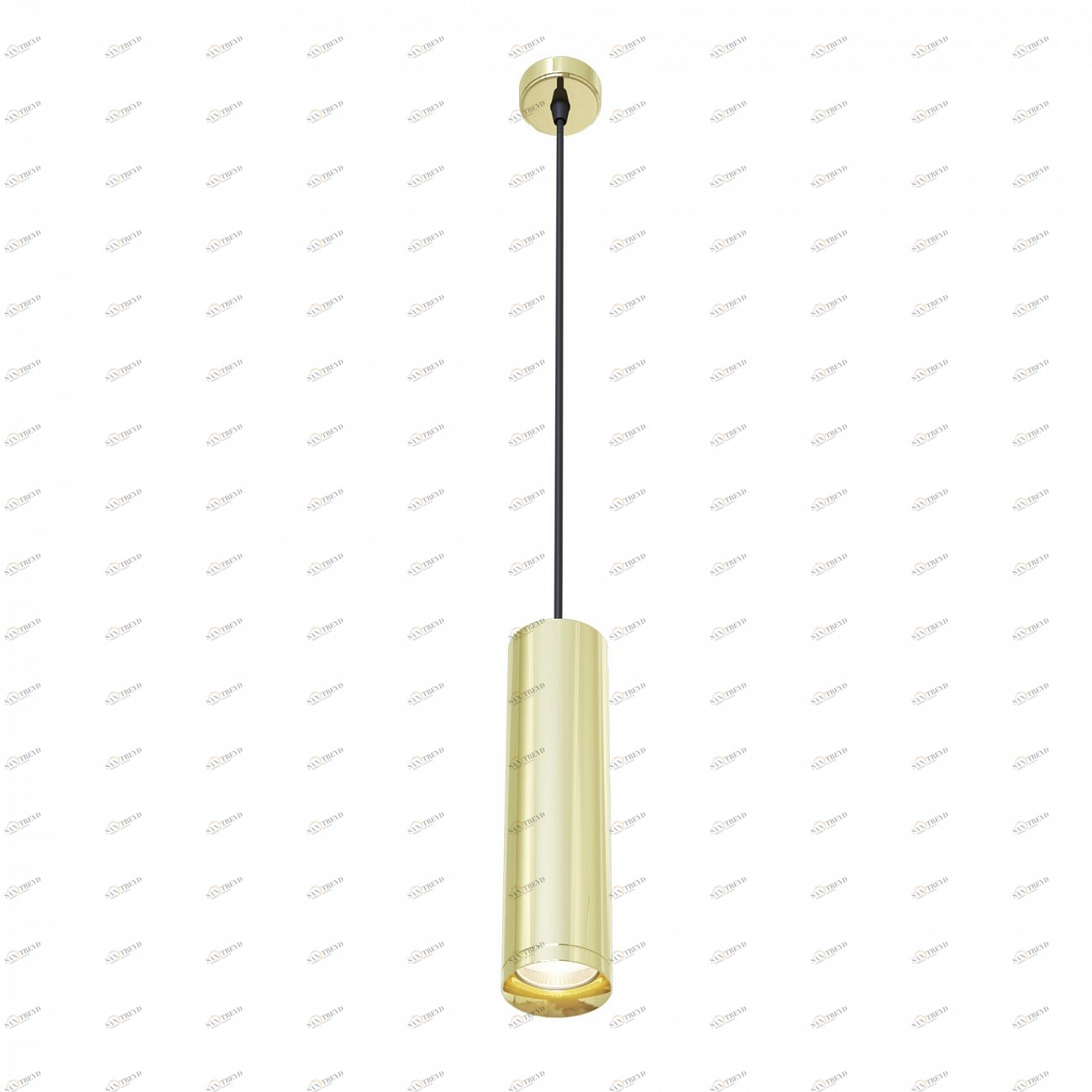 Светильник подвесной галогеновый 180 см золото Shelby P020PL-01G TECHNICAL PENDANT 00-3957095 Золото 