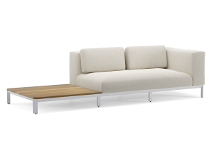 2-местный акриловый тканевый садовый диван