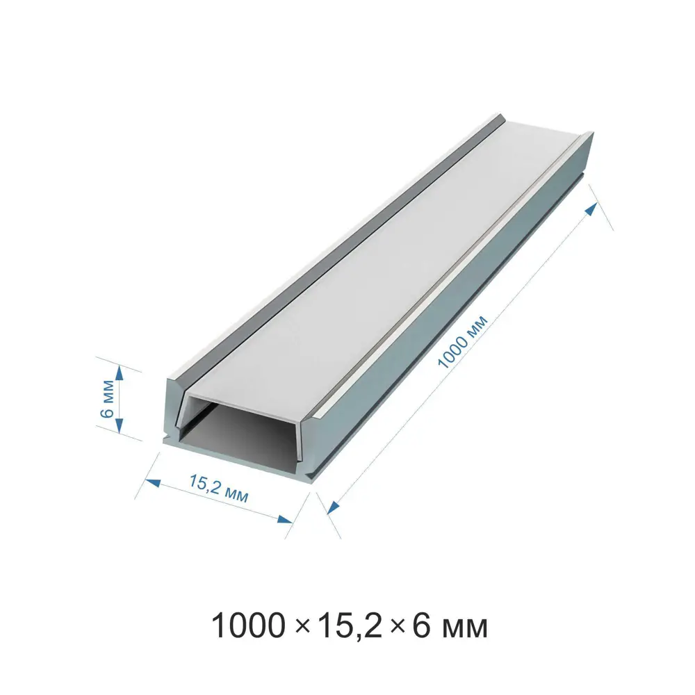 Профиль для светодиодной ленты прямой 1 м APEYRON STLM-2024775 - Вид №4