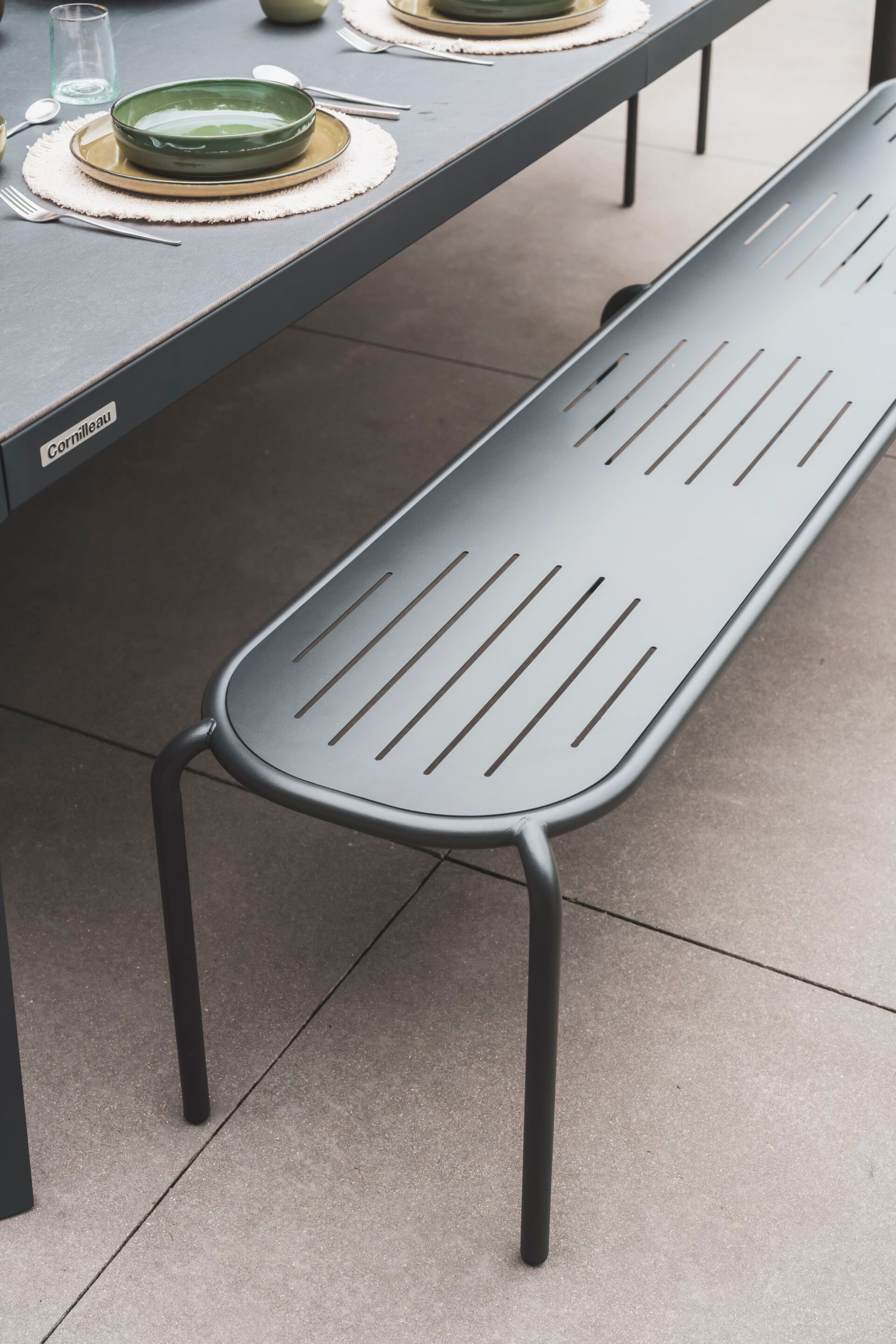 Оцинкованная стальная скамья Cornilleau Hyphen ARCH-00126268 - Вид №8