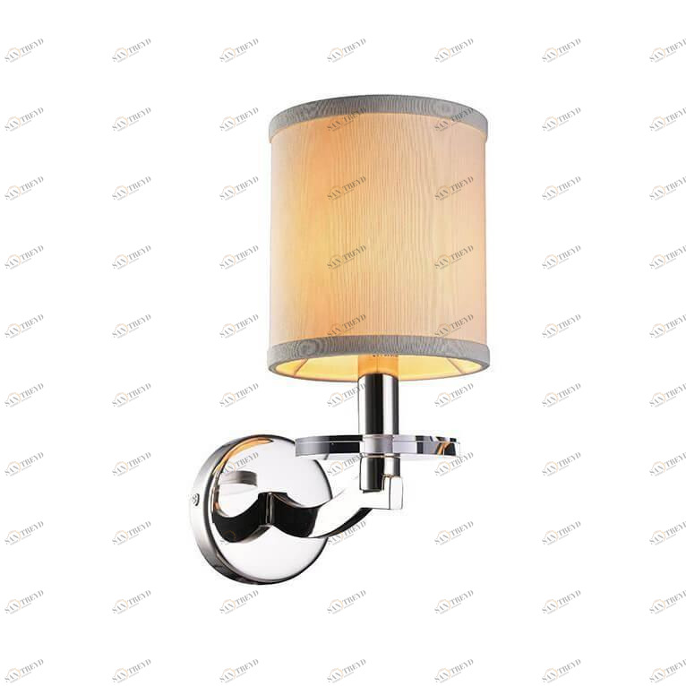 Бра металлическое с абажуром экрю Newport 3353/A NEWPORT 3350 00-3930622 Бежевый 