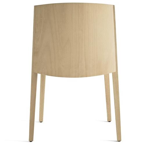 Capdell Штабелируемый деревянный стул Isa 140l - Вид №2