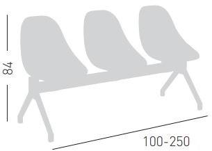 GABER Сиденье на балке из технополимера Harmony sun-id-1399632 - Вид №4