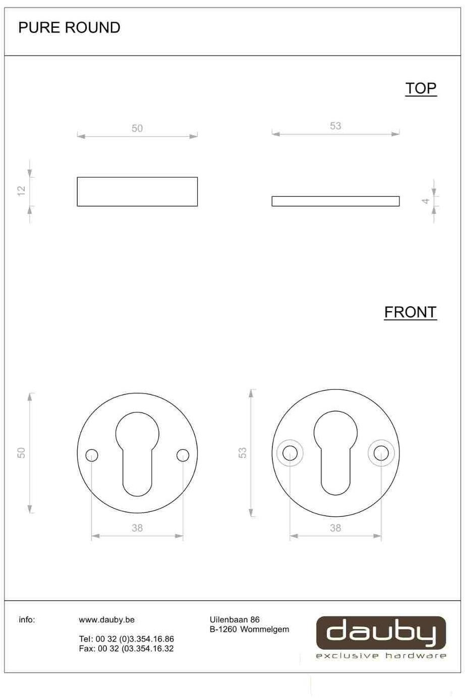 Dauby Круглая насадка Pure® 9396 - Вид №1