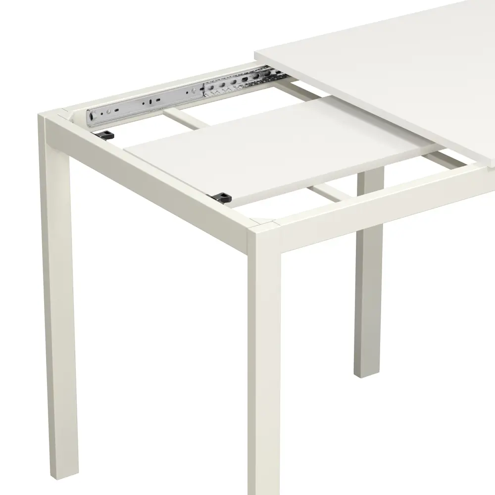 Стол кухонный TBL-005 раздвижной 79-109x75x 68 см прямоугольник ДСП цвет белый Santreyd Стол раздвижной STLM-2203640 - Вид №5