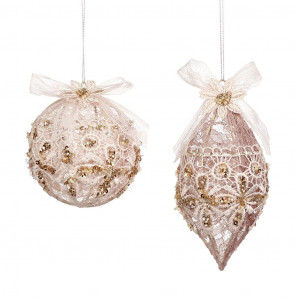 TR 23091 Фигуры кружево розовый 14 см в ассортименте (цена за шт) GOODWILL