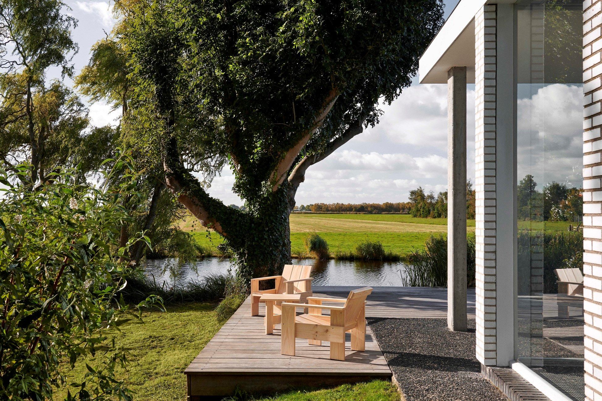 Сосновое садовое кресло с подлокотниками Hay ящик ARCH-00012496 - Вид №12