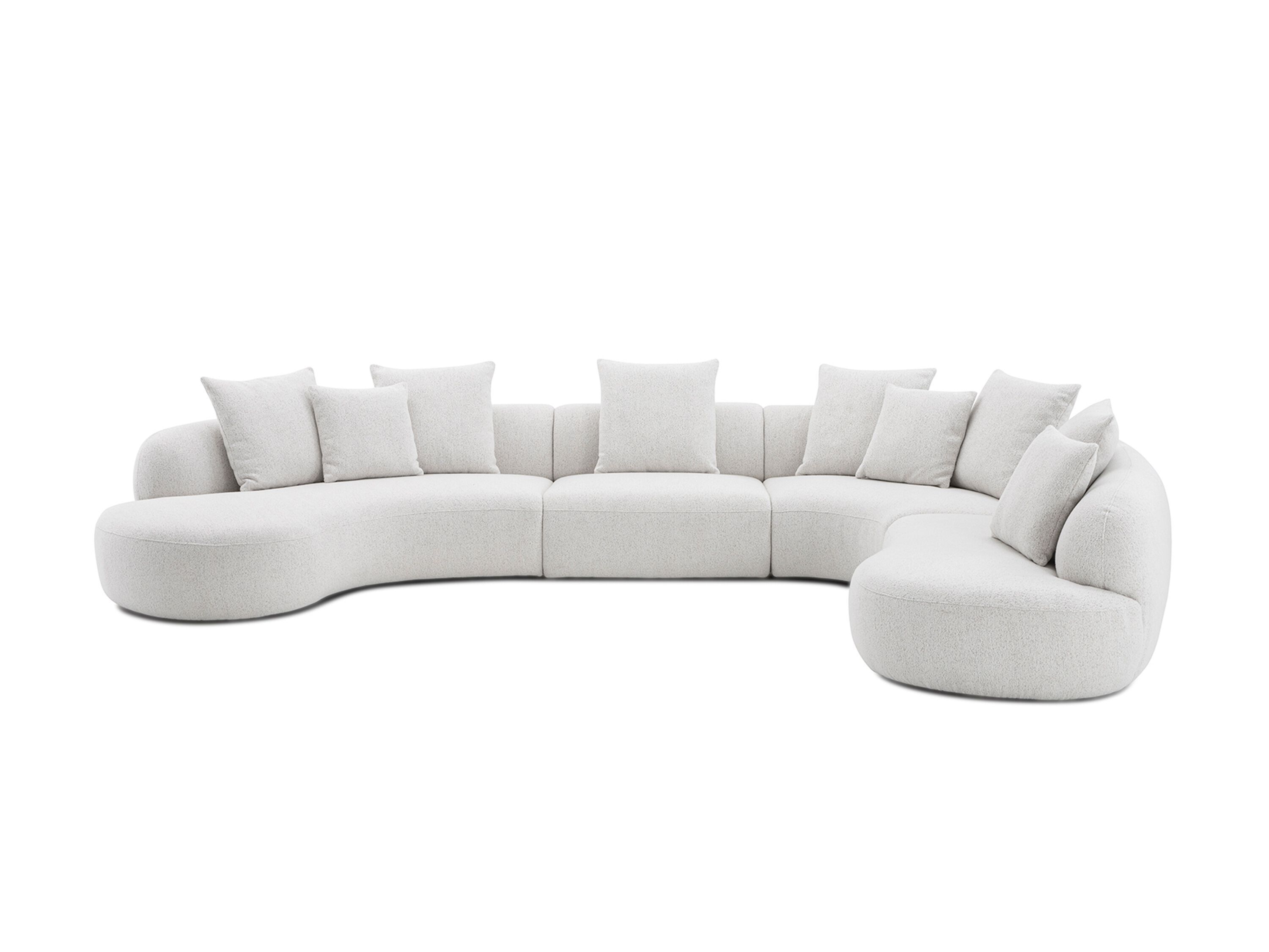 Модульный изогнутый диван из ткани CAMPO DE' FIORI CHILI ARCH-00079544