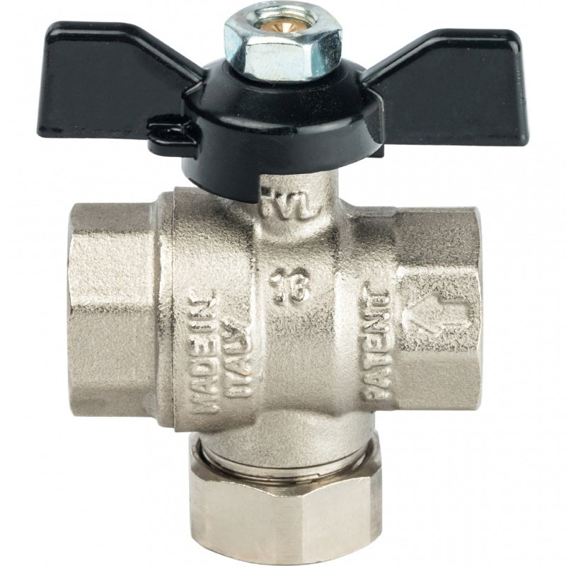 Кран шаровый STOUT ВВ 1/2" с фильтром, бабочка SVF0002000015 - Вид №1