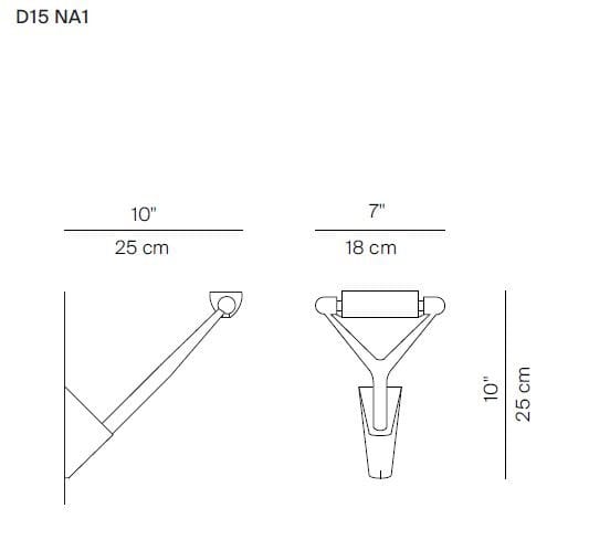 Регулируемый светодиодный настенный светильник LUCEPLAN ARCH-00078638 - Вид №1