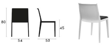 Capdell Штабелируемый стул из полипропилена со встроенной подушкой sun-id-1369435 - Вид №2