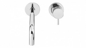 T1.16B Смеситель для раковинины настенный с автоматическим клапаном Waterrevolution Line FLOW