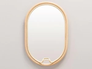 Orchid Edition Зеркало настенное овальное из ротанга в раме