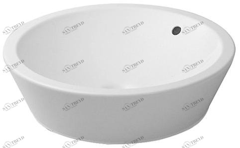 044648 Накладная раковина на столешницу  овальная Duravit Starck 1