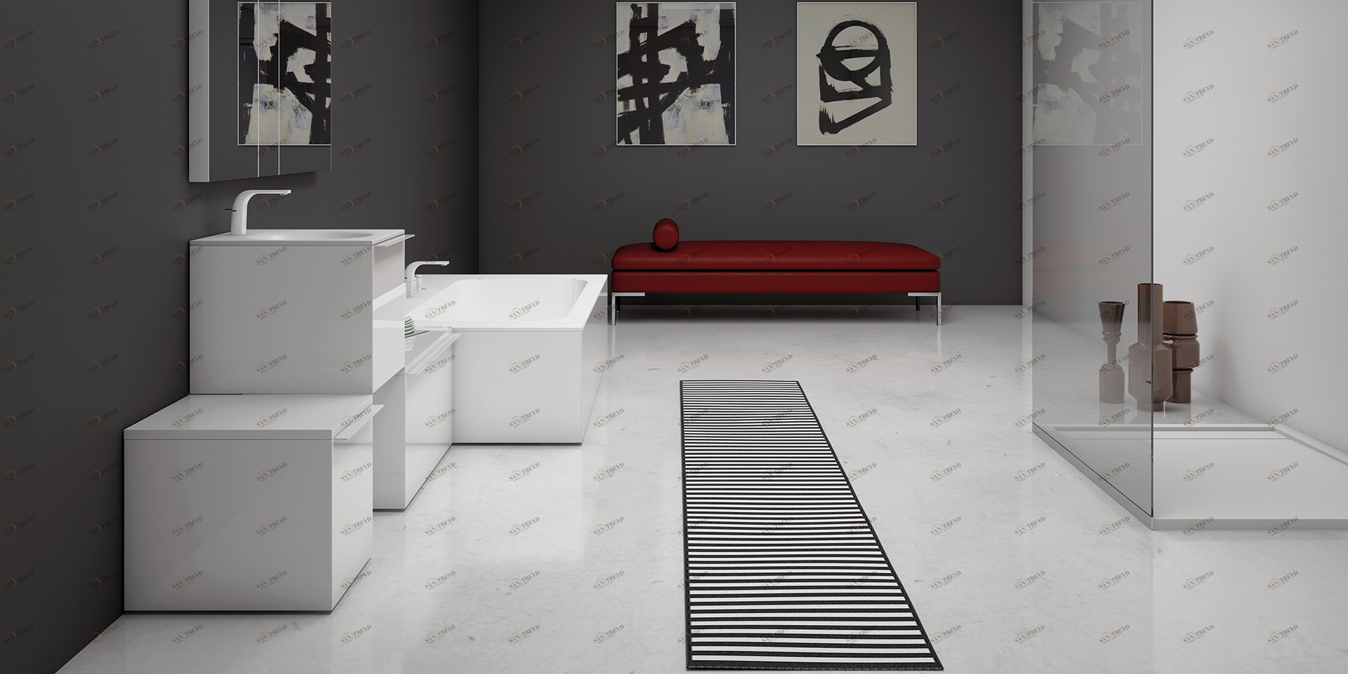 Модуль-тумба с ящиком KA001B Inbani Ка