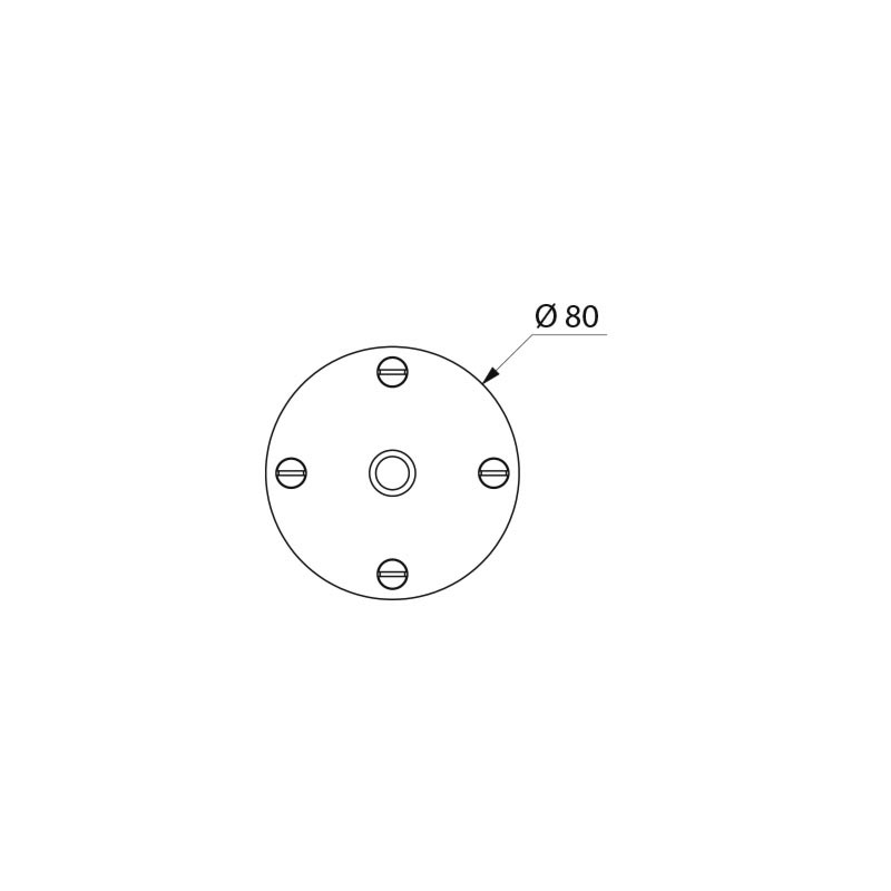 824800 Розетка с усиленным креплением DELABIE  - Вид №1