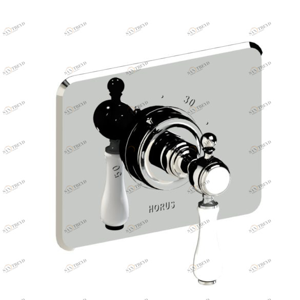 19.507 Крышка термостатического смесителя Арт. 93.591-ручка фарфор HORUS Range Julia Victoria 