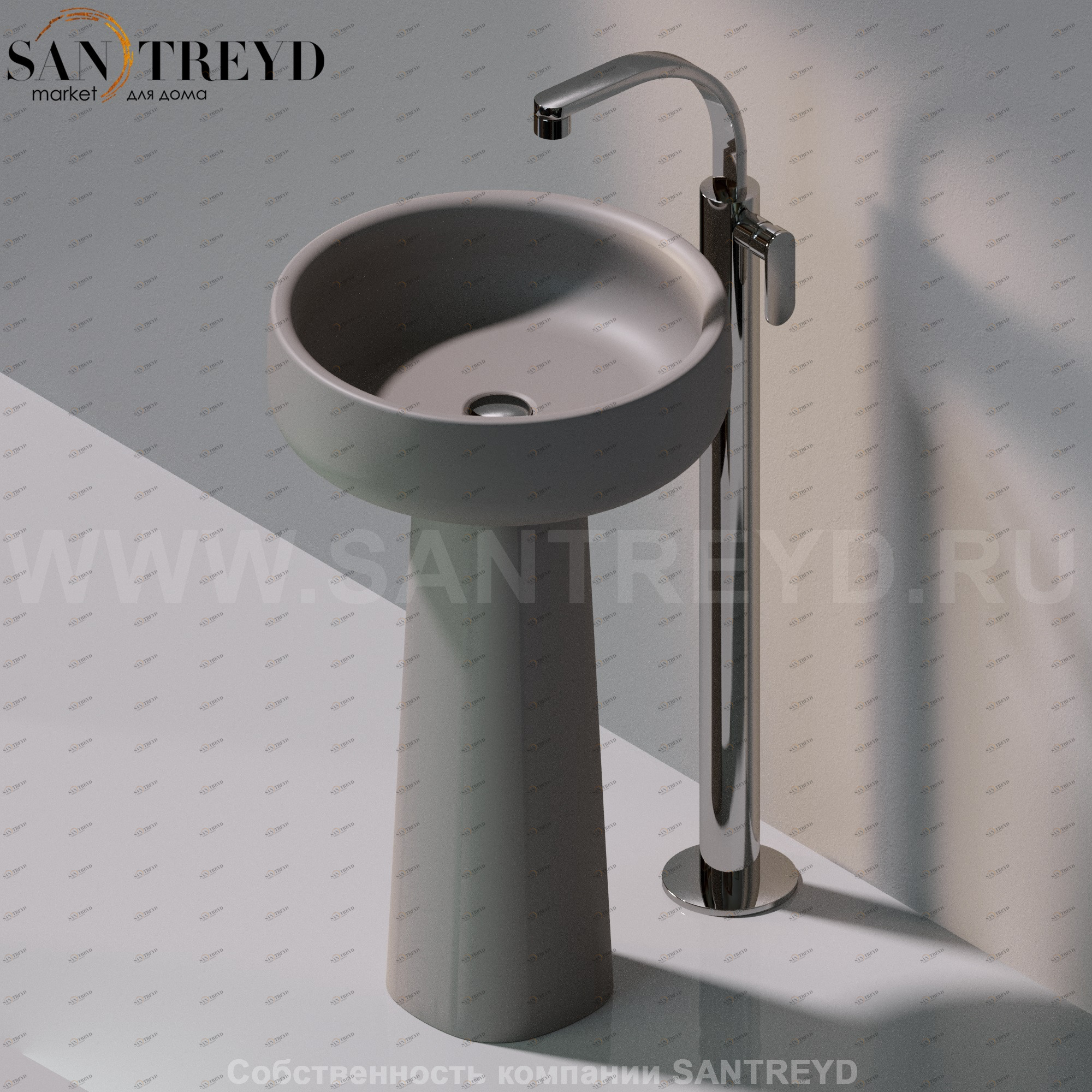 BN50C1019 Пьедестал для раковины круглая Ceramica Flaminia Bonola