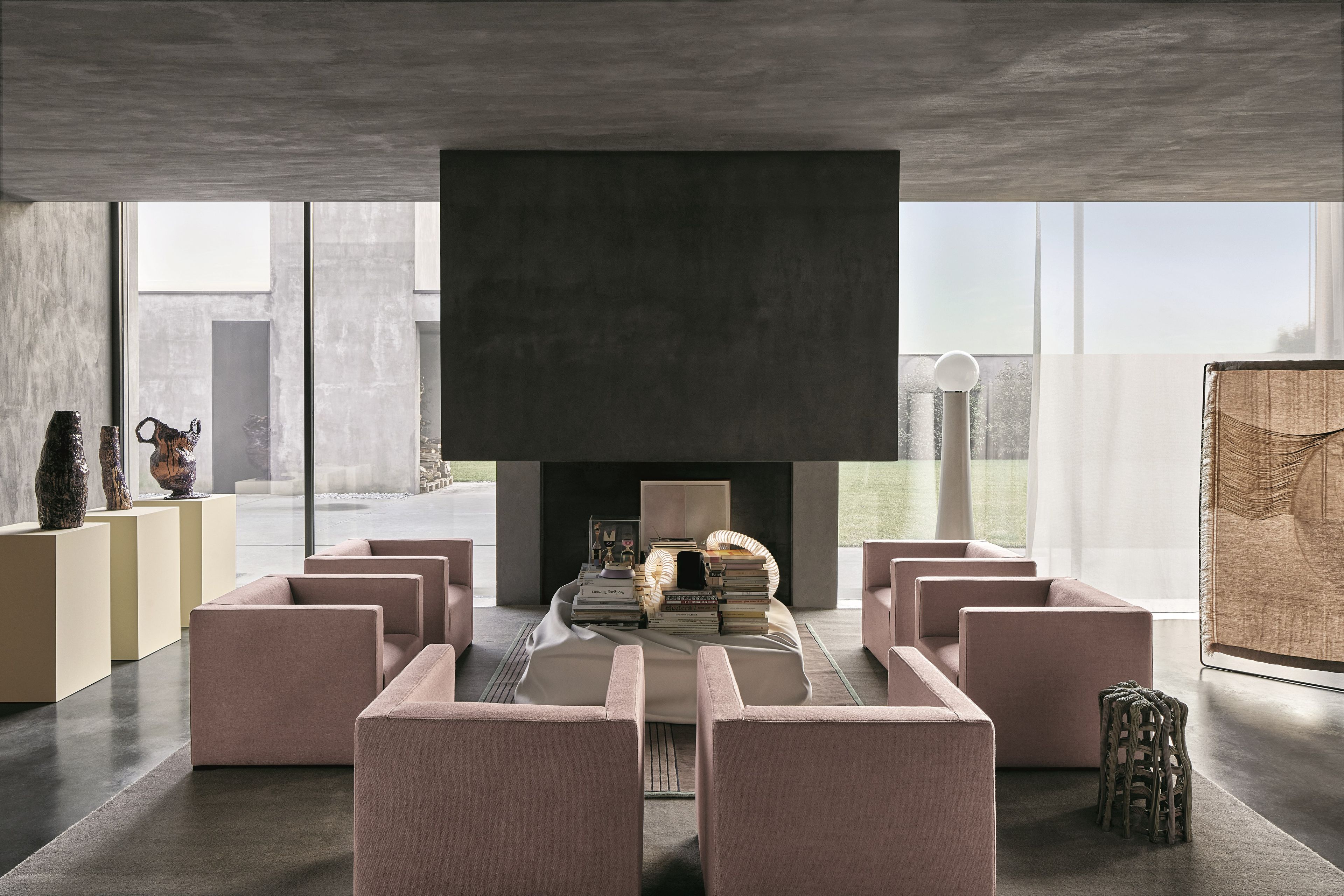 Съемное кресло из ткани Meridiani Belmon ARCH-00014801 - Вид №2