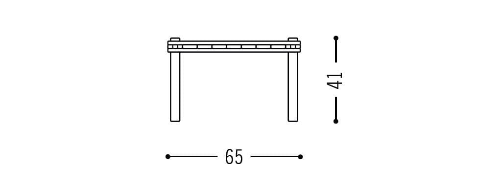 Квадратный садовый столик из массива дерева COR Farmer ARCH-00135596 - Вид №7