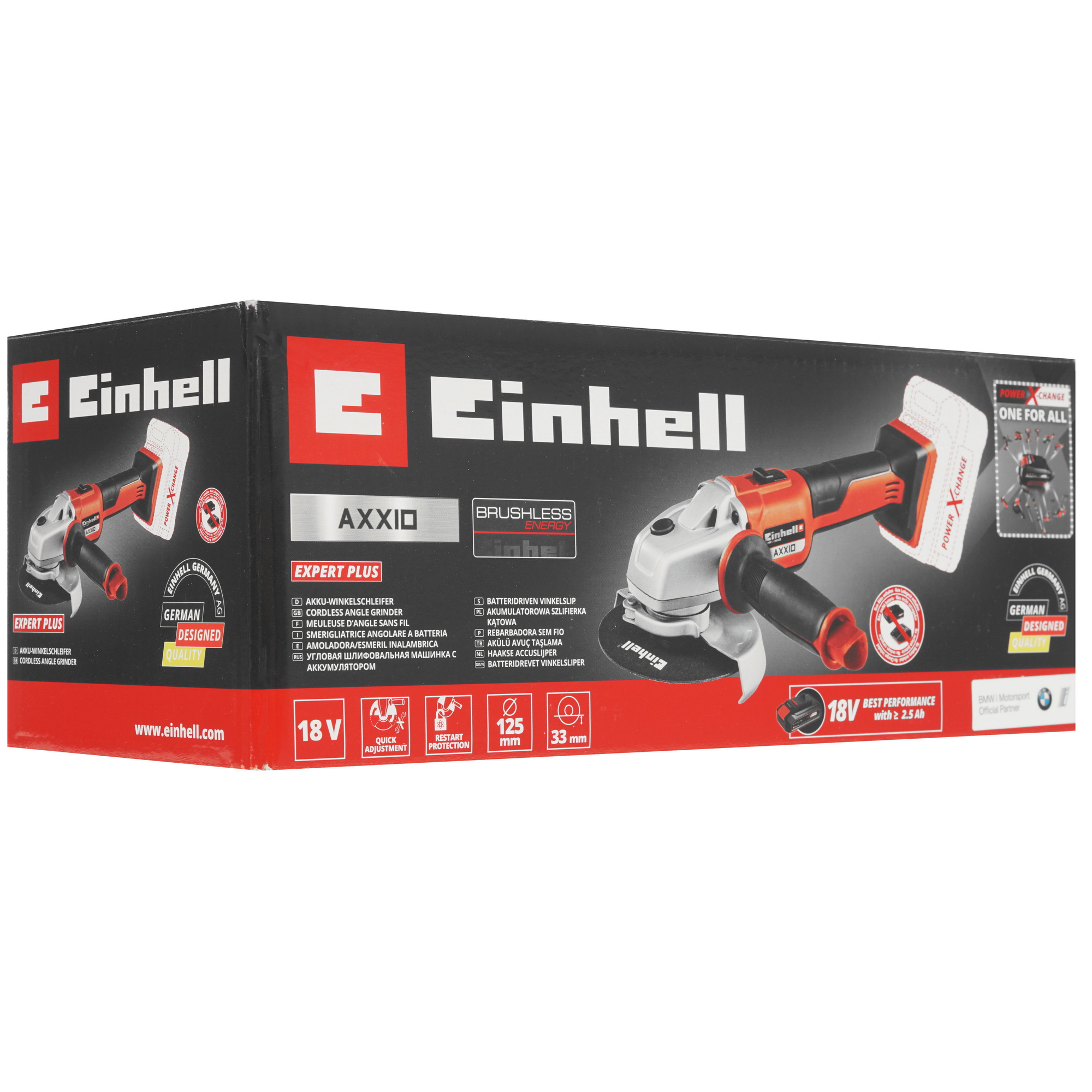 Углошлифовальная машина (УШМ) Einhell PXC AXXIO Power X Change 18V  , Без ЗУ, Без АКБ 5308594 STDN-0013754 - Вид №7