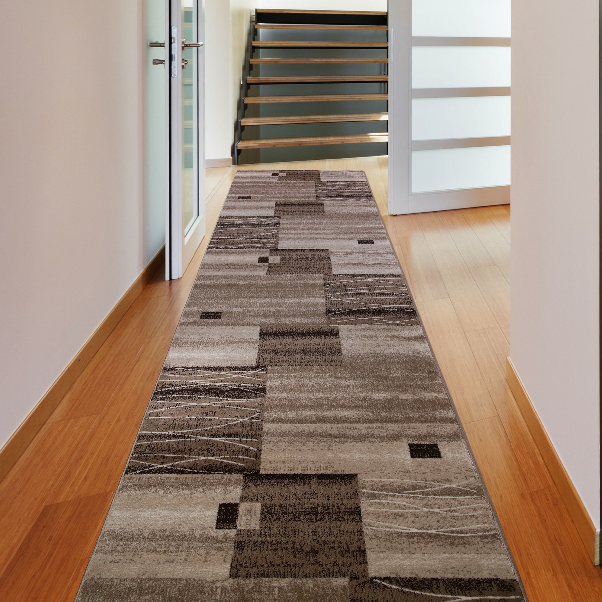 18160264 Дорожка ковровая «Орнамент» полипропилен 1 м цвет бежевый Santreyd  - Вид №4