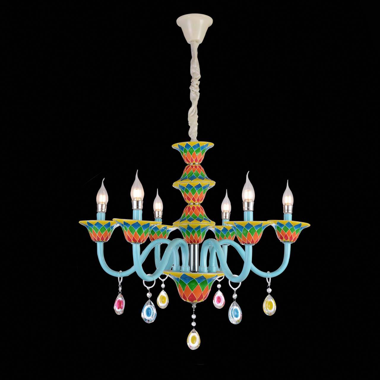 Подвесная люстра ST Luce SL674.783.06 ST LUCE ДИЗАЙНЕРСКИЕ 057957 Разноцветный  - Вид №2
