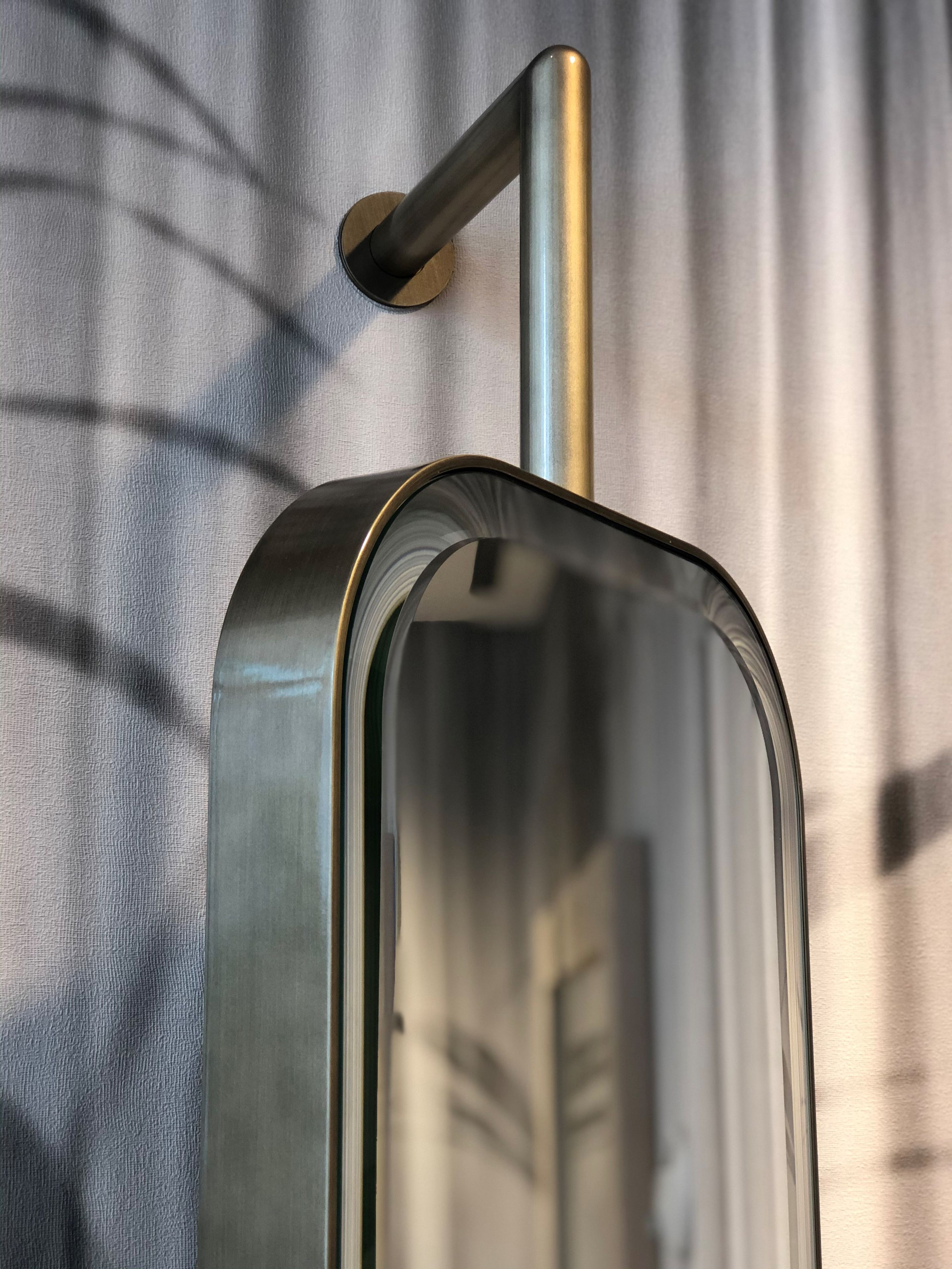 Прямоугольное стальное настенное зеркало Capital Collection ADONE ARCH-00014506 - Вид №1