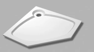 Поддон для душа CEZARES TRAY-S-P-90-56-W из искусственного мрамора