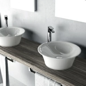 W2 Накладная раковина на столешницу  овальная Ceramica Hidra