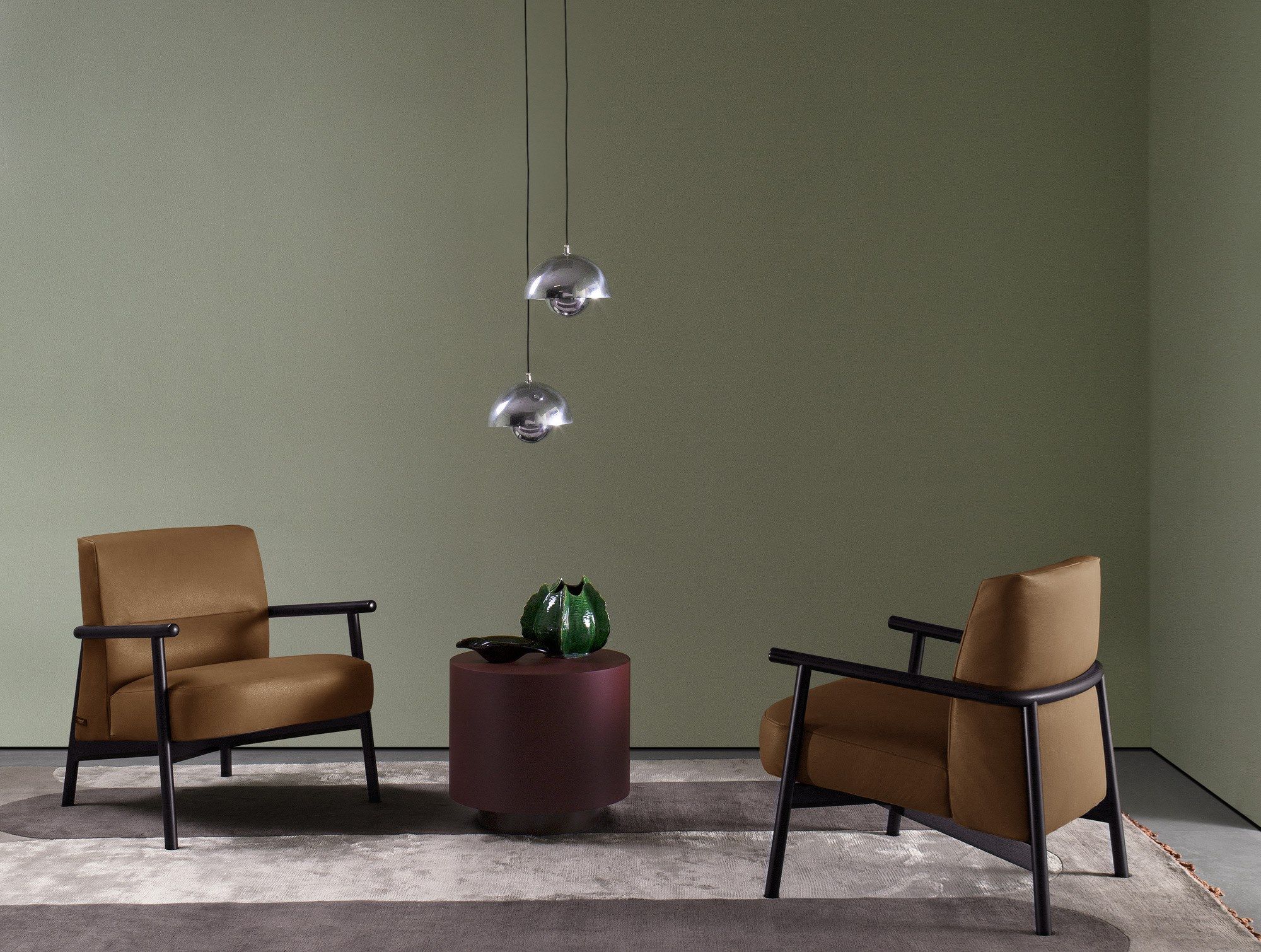 Тканевое кресло с подлокотниками BODEMA HAILEY ARCH-00032047 - Вид №2