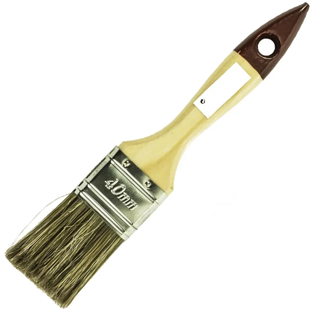 Кисть со смешанной щетиной плоская Лазурь 40 мм Santreyd STLM-2152395