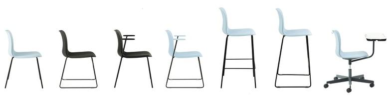 Howe Табурет высокий пластиковый со спинкой Sixe sun-id-1402721 - Вид №1