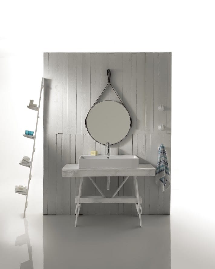 Консоль для умывальника из лиственницы Galassia плюс дизайн ARCH-00044238 - Вид №2