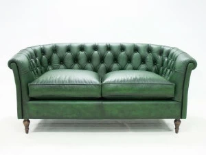 CREARTE COLLECTIONS 2-местный кожаный диван с тафтингом Class crearte 35