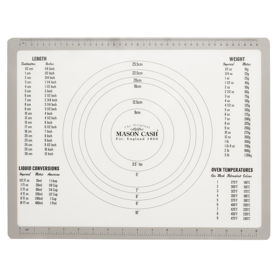 2008.207 Коврик для приготовления с подсказками innovative kitchen, 35х45 см Mason Cash 