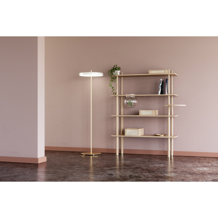 2337 Светильник напольный asteria floor, D43 см, белый UMAGE  - Вид №1