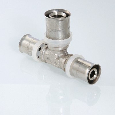 VTm.231.N.323232 Пресс-фитинг – тройник Valtec 32 мм  - Вид №1