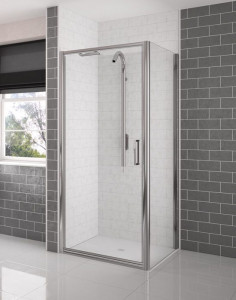 Дверь душевая для установки с боковой панелью AR6NF76 L или R Merlyn Arysto Хромированный