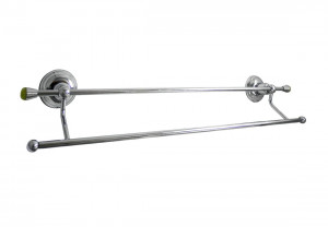 1498 ** 09O Держатель для полотенец двойной Nicolazzi Series Onice