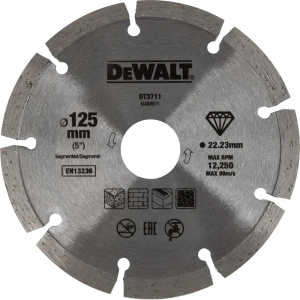 Диск алмазный по бетону Dewalt с сегментной кромкой 125x3 мм 80154816 STLM-2167419