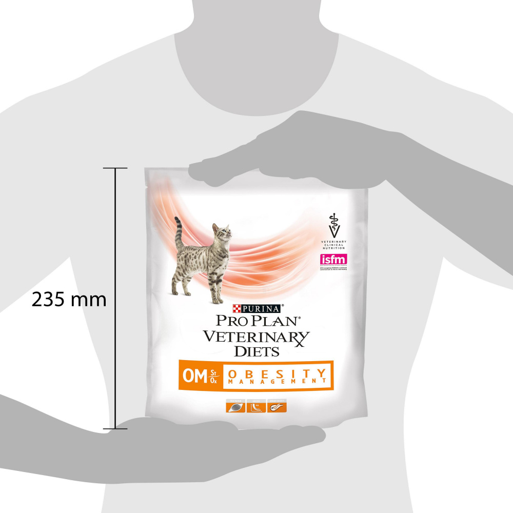 ПР0033152 Корм для кошек Veterinary Diets OM St/Ox для снижения избыточной массы тела, сух. 350г Pro Plan  - Вид №9