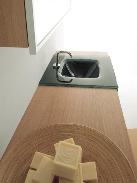 LASA IDEA Модульная тумба под умывальник из дуба Mariposa sun-id-1373907 - Вид №1