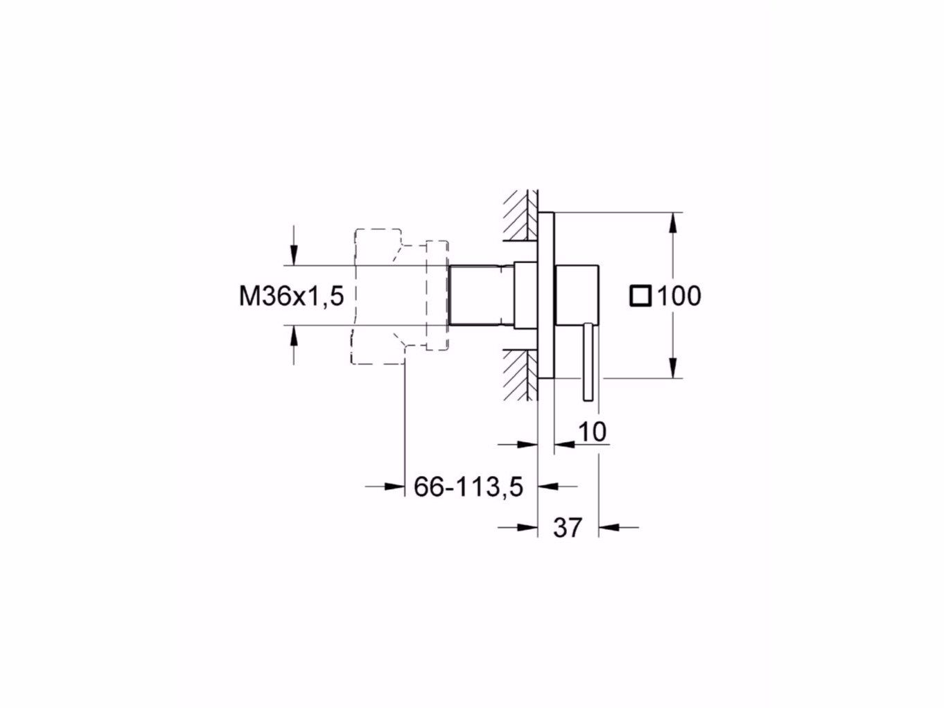 Ручной 5-позиционный переключатель Grohe Allure ARCH-00024187 - Вид №2
