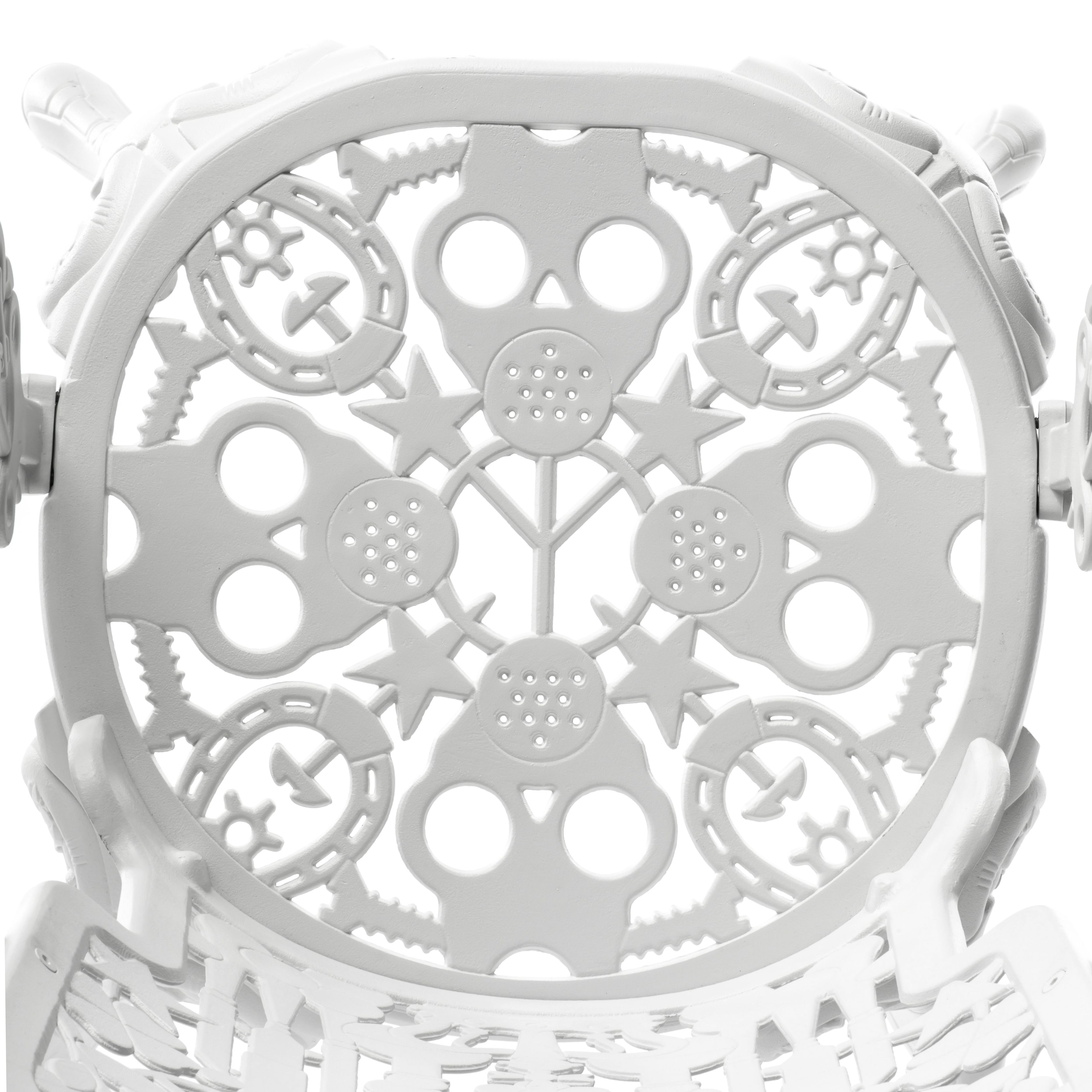 Алюминиевый садовый стул с подлокотниками Seletti промышленность ARCH-00102850 - Вид №9