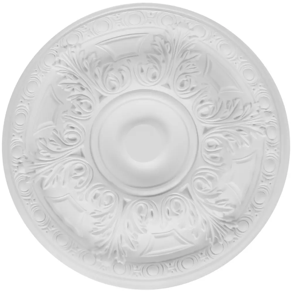 Розетка потолочная полиуретан Decomaster DR 309 d белая диаметр 50 см STLM-2118810