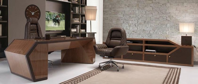 Tonino Lamborghini Casa Поворотное кожаное кресло Executive с 5-ю спицами и колесами Long beach sun-id-1411317 - Вид №5